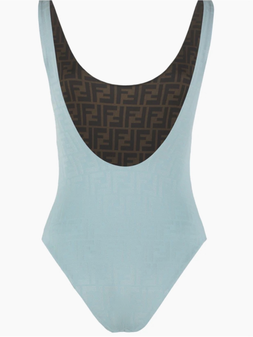 FENDI FF logo reversible swimsuit bodysuit - Picture 9 of 9